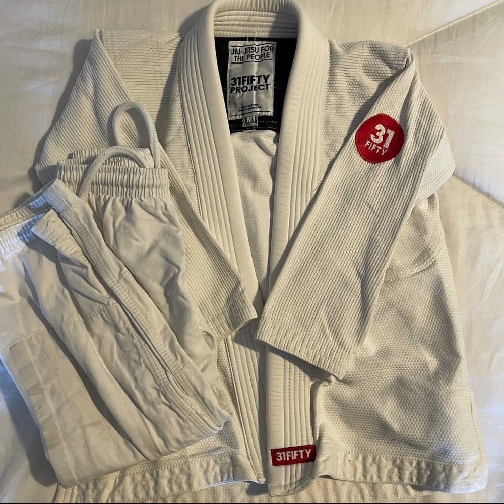 31Fifty Jiu Jitsu Gi kids size M1. White
